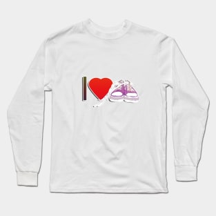 I love sneakers/trainers Long Sleeve T-Shirt